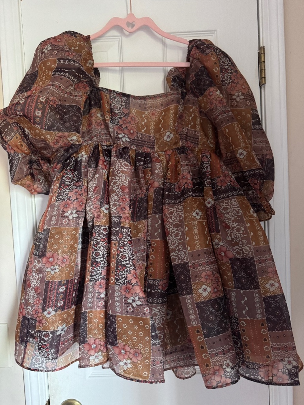 Selkie Patchouli Puff Dress - Picture 1 of 5